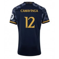 Real Madrid Eduardo Camavinga #12 Replica Away Shirt 2023-24 Short Sleeve
